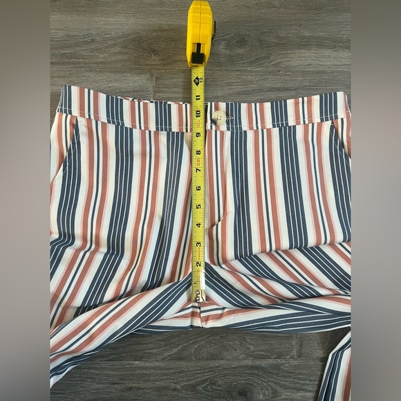 NWOT Anthropologie Striped Flare Multicolor Pants - Picture 11 of 16
